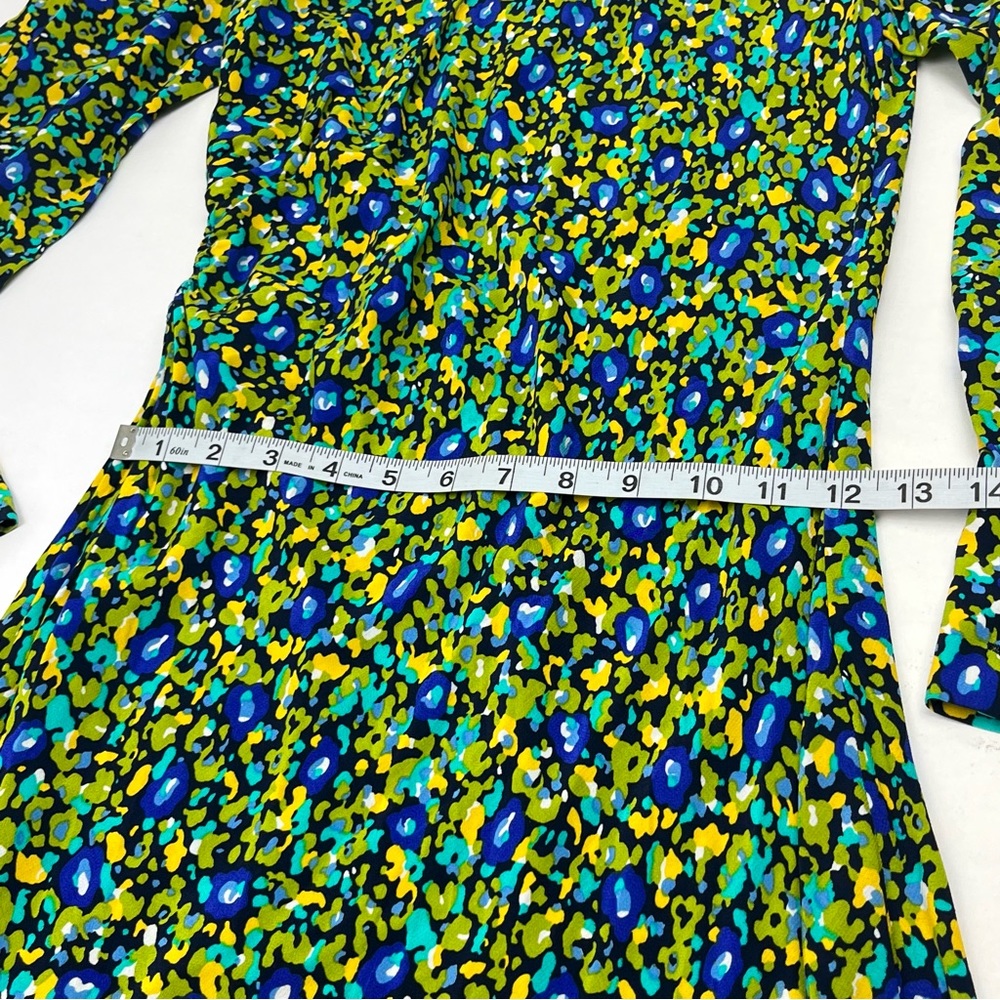 Rails‎ Carmel Midi Dress Abstract Garden Side Cutout Long Sleeve Size Small NEW - Picture 14 of 16